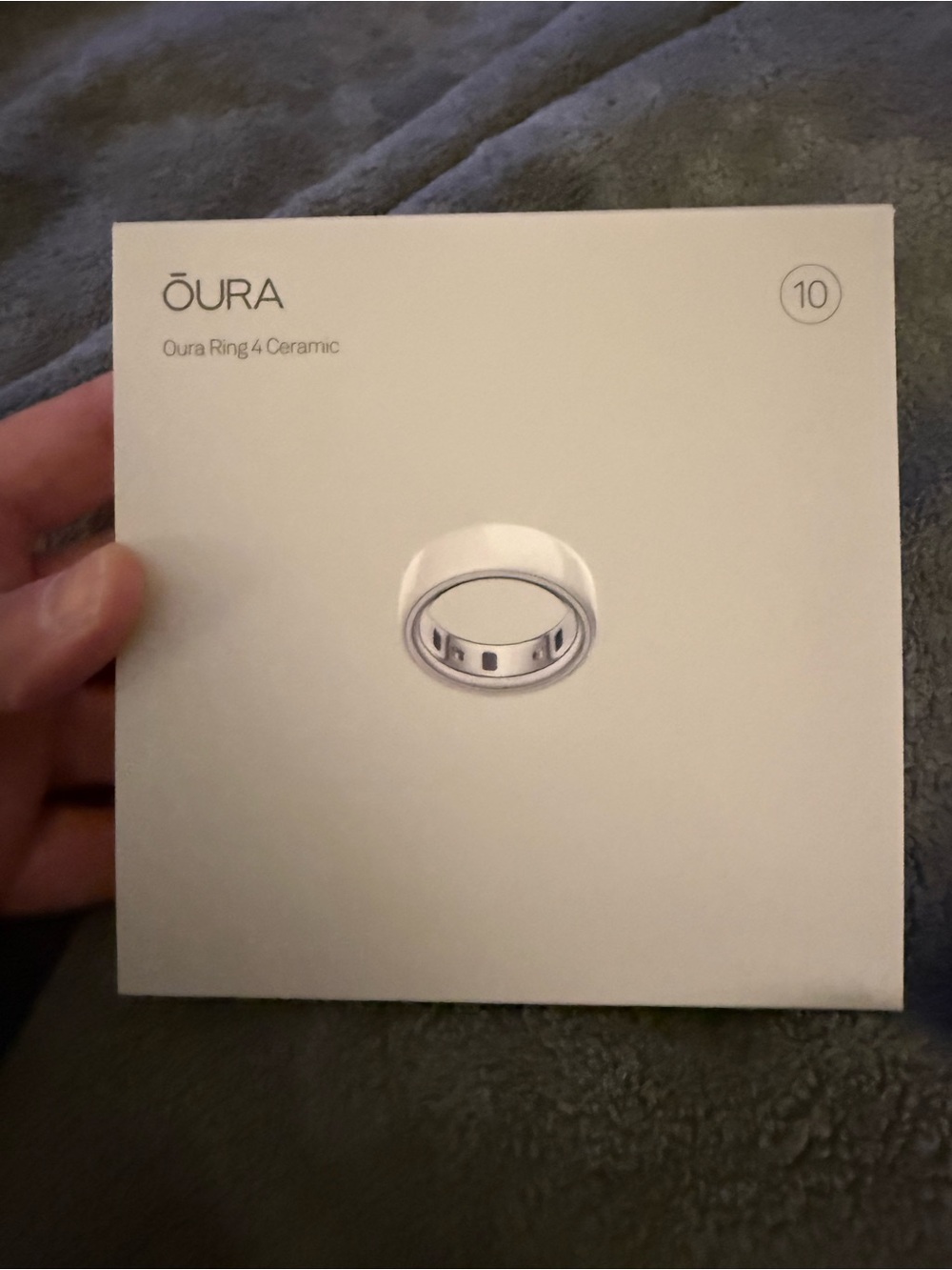 Oura Ring 4 Ceramic by Oura — Cloud White